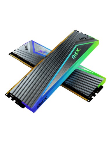 Memoria  Adata 32 Gb Ddr4-6000 2x 16 Gb Gris, Ax5u6000c3016g-dccargy, Xpg Caster Rgb, Intel Xmp Ax5u6000c3016g-dccargy