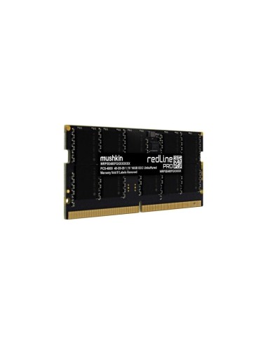 Memoria Mushkin So-dimm 32 Gb Ddr5 4800, Negro, Mrp5t480fggd32g28, Redline Pro Mrp5t480fggd32g28