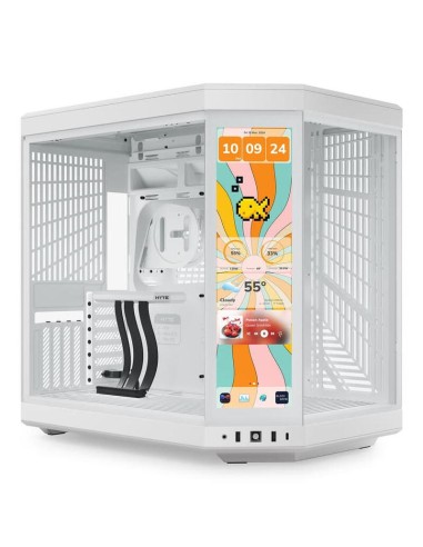 Caja Pc Atx Semitorre Hyte Y70 Touch Infinite Snow Blanca Cs-hyte-y70tti-ww