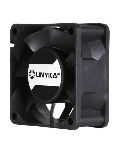 Ventilador Pc Unykach Server 60mm De Doble Bola - Velocidad Max. 3000rpm - Conector De 4 Pines Con Control De Temperatura