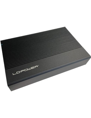 Lc-power Lc-35u3-c, Carcasa Para Disco Duro Externo Sata De 3,5", Usb-c, Aluminio, Negro