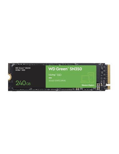 Disco Ssd Western Digital Green Nvme 240gb Pcie Sn350, Gen3 8gb/s, (r:2400/w:900 Mb/s)