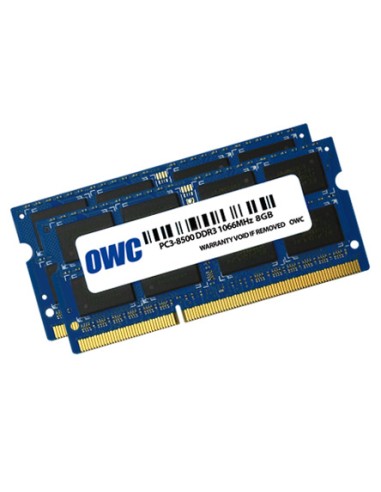 Memoria Owc Ddr3 2x 8gb, Pc8500 1066mhz  16 Gb 2 X 8 Gb