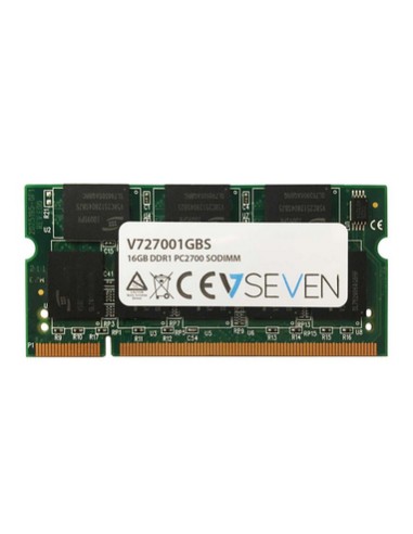 Memoria Ram V7 Ddr1 Sodimm 1gb 333mhz Cl2.5 Non Ecc  Mem  So Dimm Pc2700 2.5v Leg