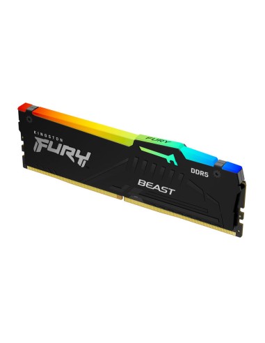 Memoria  Kingston  Ddr5 Technology Fury Beast Rgb  16 Gb 1 X 16 Gb Ddr5 Ecc