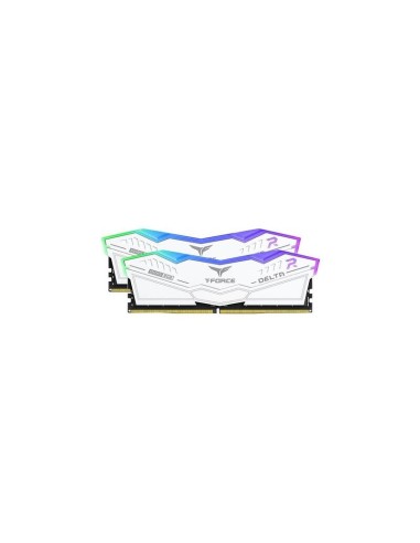 Memoria  Team Group 32 Gb Ddr5 5200 2x 16 Gb   Ff4d532g5200hc40cdc01, Delta Rgb, Intel Xmp Ff4d532g5200hc40cdc01 Blanca