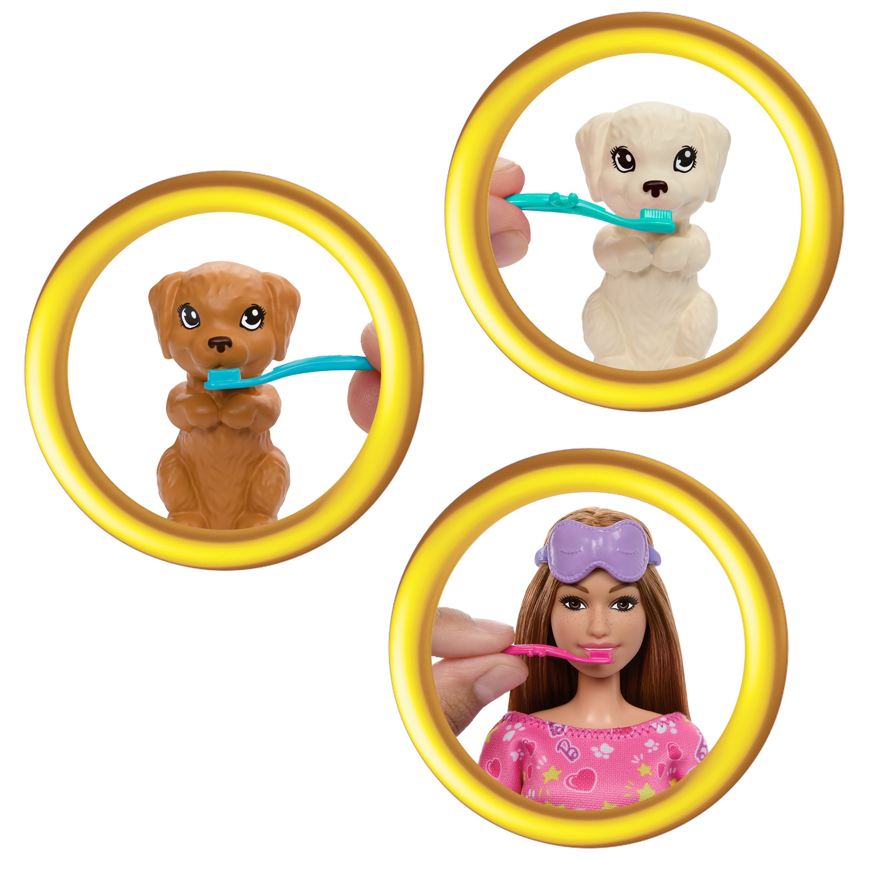 Muñeca Mattel Barbie Cachorro Pijama Fiesta  Hxn01