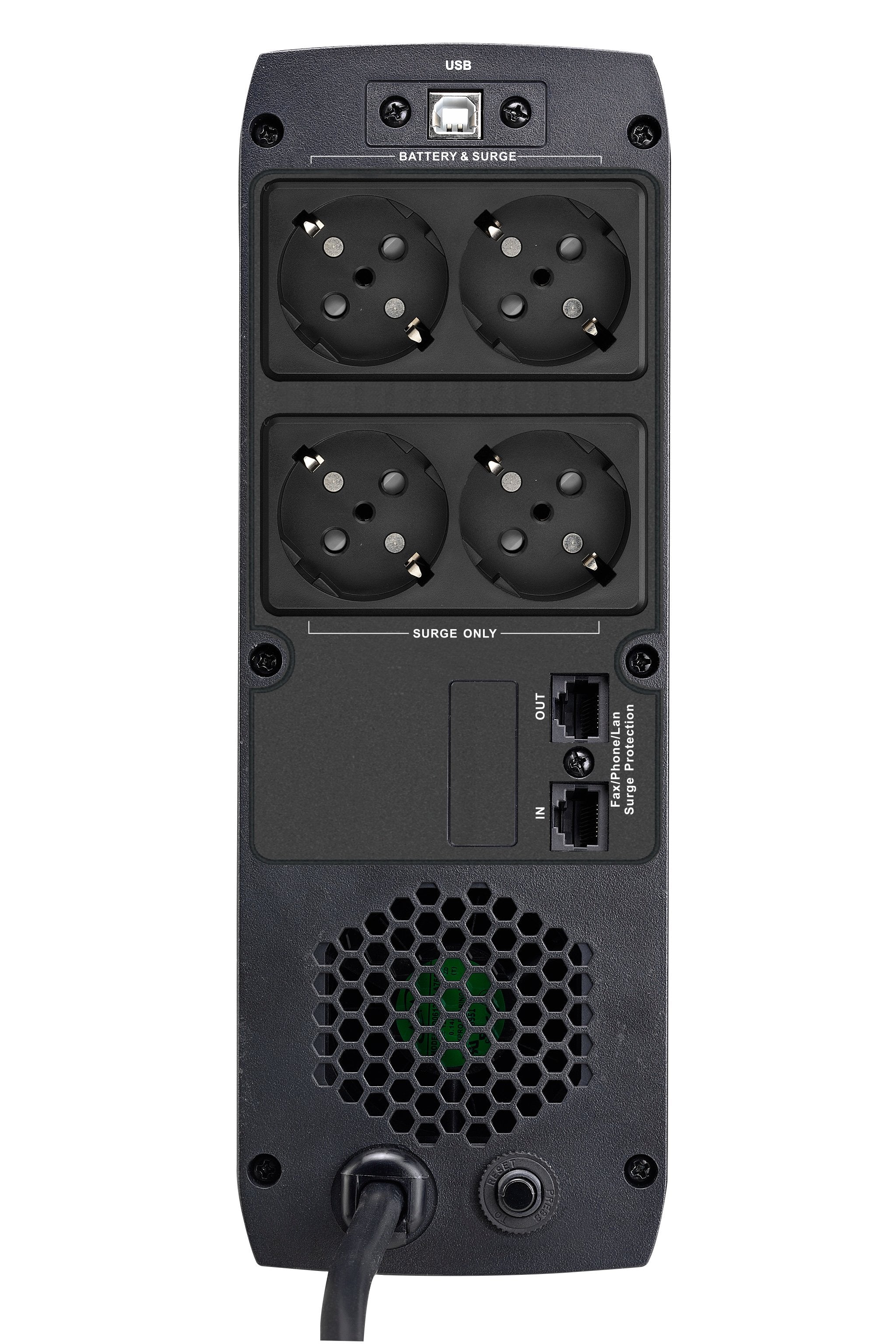EAN 4713224528941 - FSP ST 850 sistema de alimentación ininterrumpida (UPS) Línea interactiva 0,85 kVA 510 W 4 salidas AC imagen 2