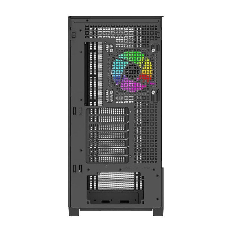 Caja  Pc Xilence Flux X916.Argb Negra, Vidrio Templado Xg178