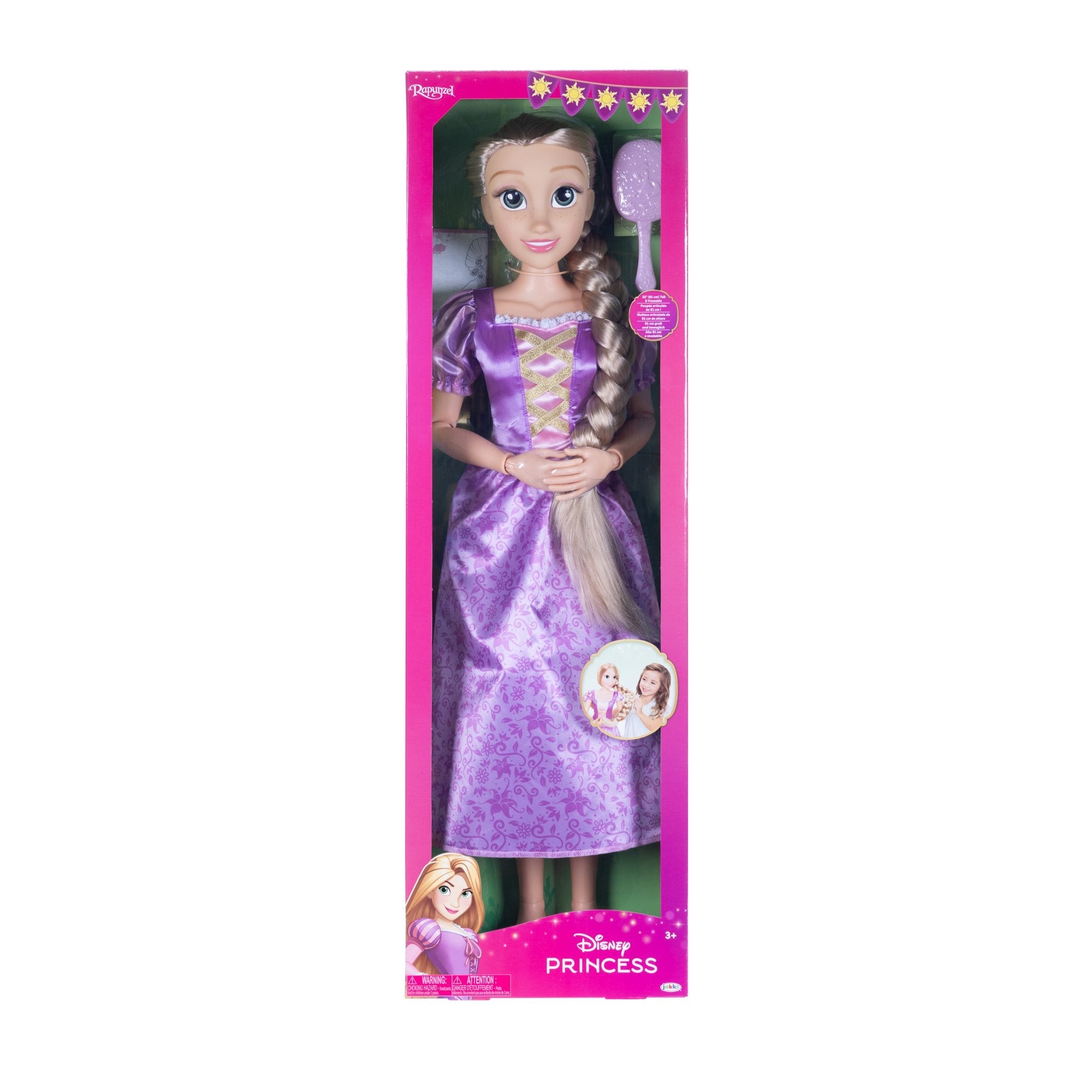 Muñeca Rapunzel Disney 80cm
