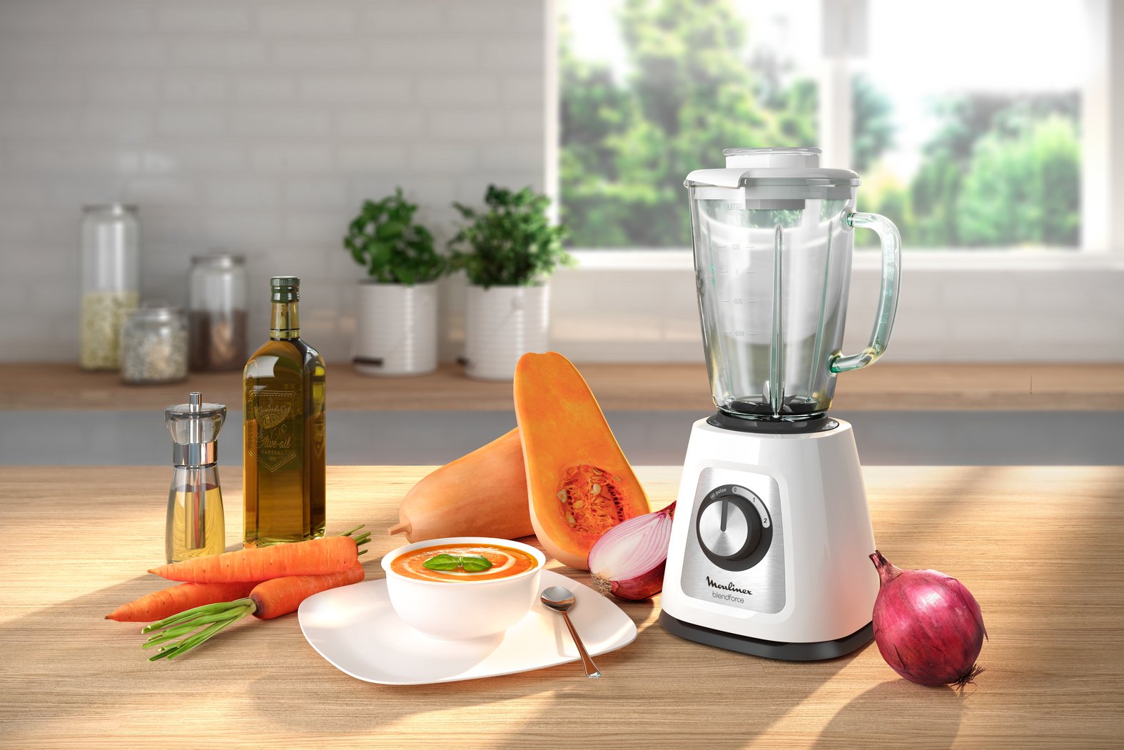 EAN 3016661152566 - Moulinex LM430 1,75 L Batidora de vaso 800 W Blanco imagen 2