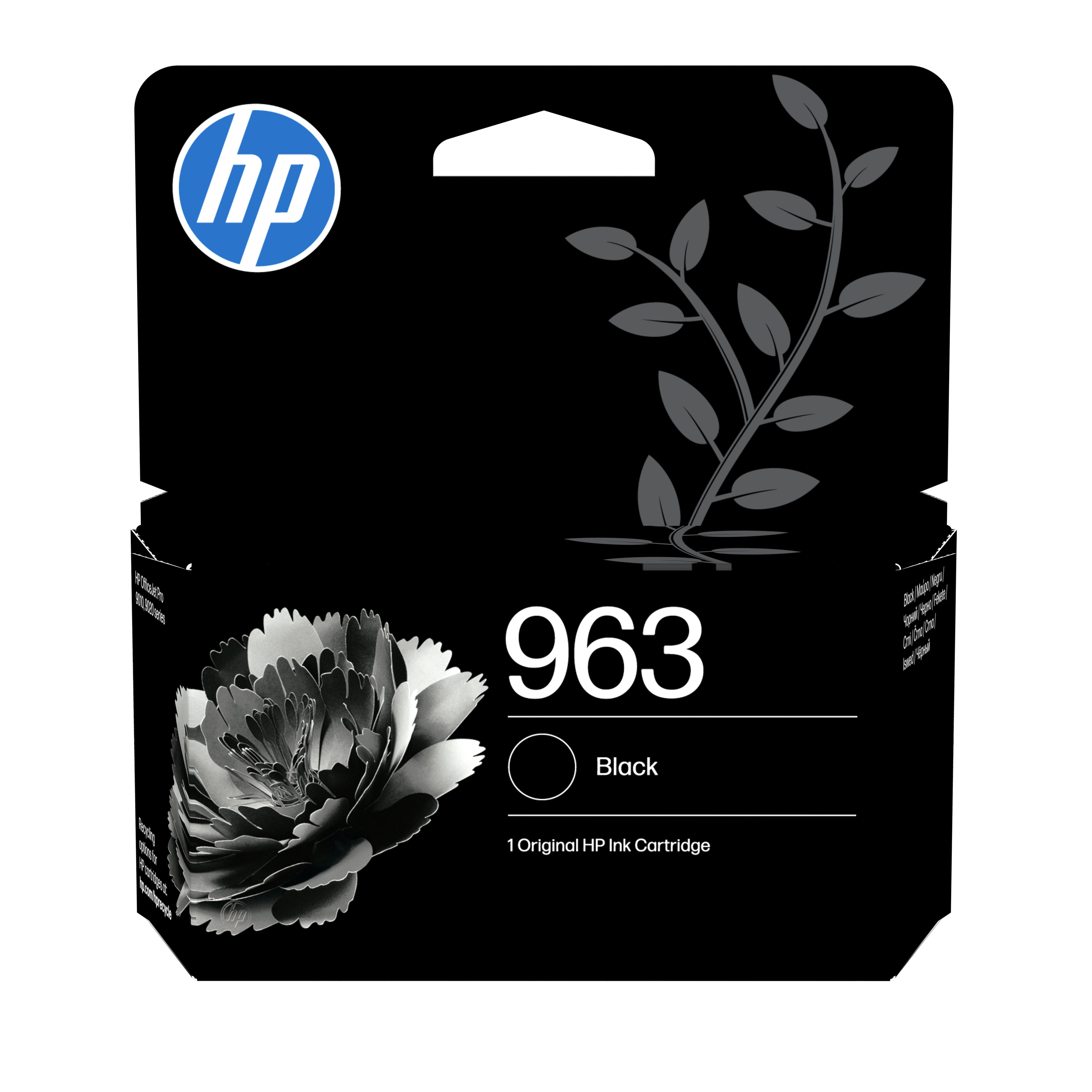 EAN 0192545866477 - HP 963 Black Original Ink Cartridge cartucho de tinta 1 pieza(s) Rendimiento estándar imagen 1