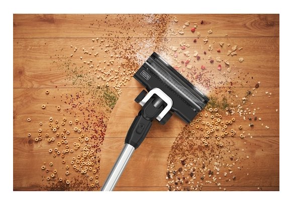 Aspiradora  Black & Decker Bsv520brp-Qw De Pie Y Escoba Eléctrica Aspiradora Escoba Batería Secar Sin Bolsa 0,65 L Negro 2 Ah