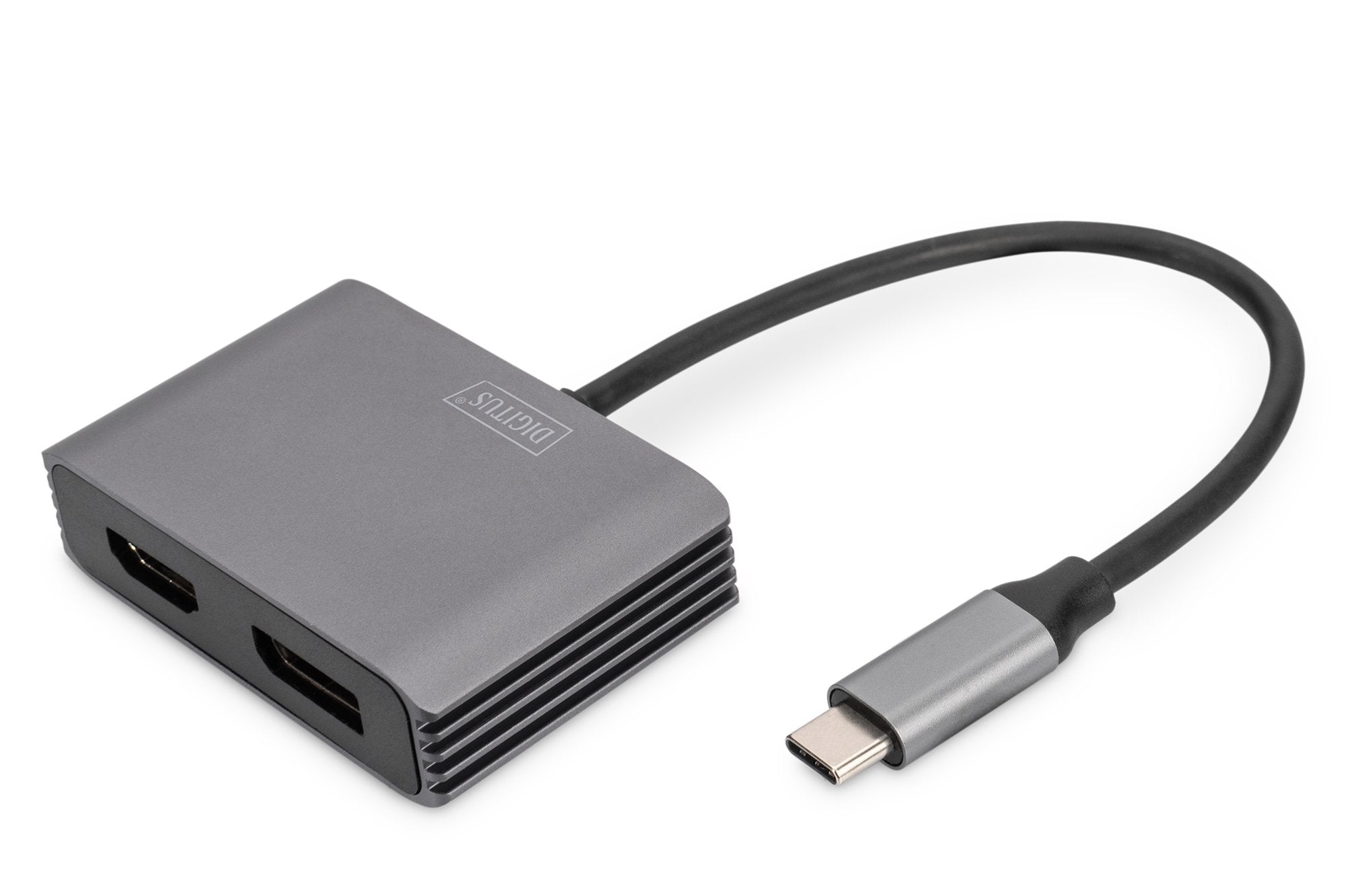Digitus Usb-C Dp+Hdmi Grafik-Adapter Usb-C->Dp,Hdmi 4k/30hz Plata