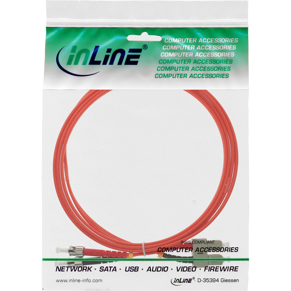 Cable Duplex De Fibra Óptica Inline Sc/St 50/125?M Om2 3m