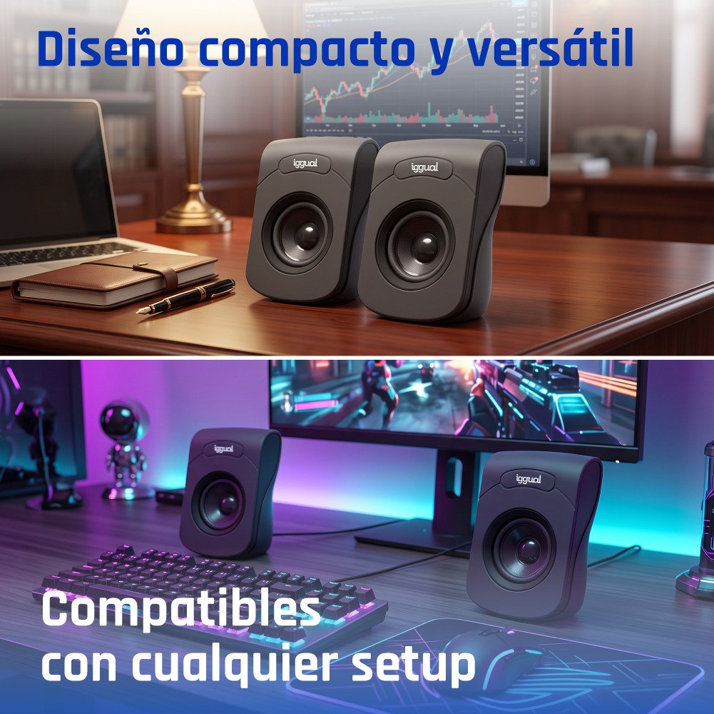 EAN 8435364316993 - iggual IGG316993 altavoz Negro Alámbrico 3 W imagen 4