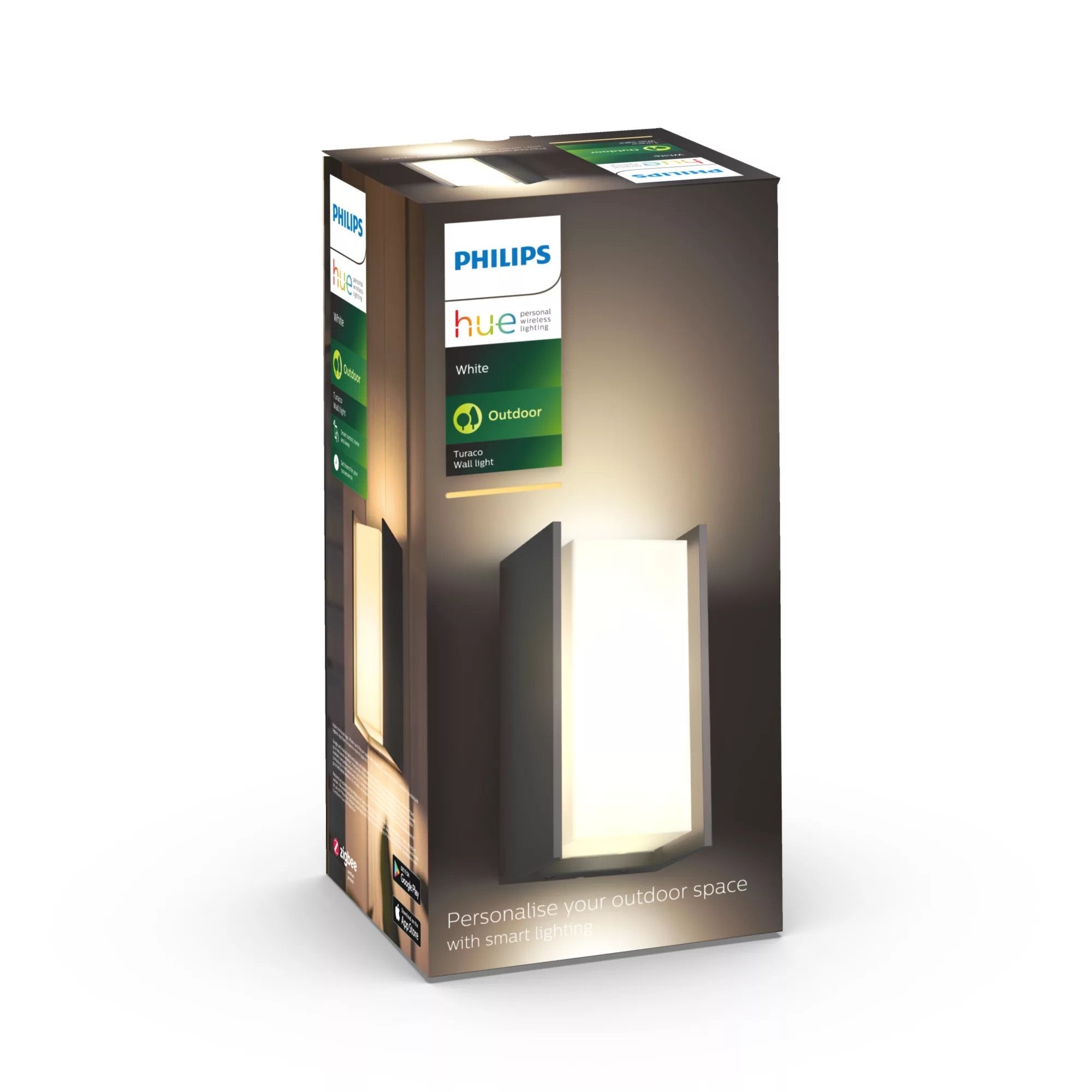 Philips Hue White Aplique Mural Para Exteriores Turaco