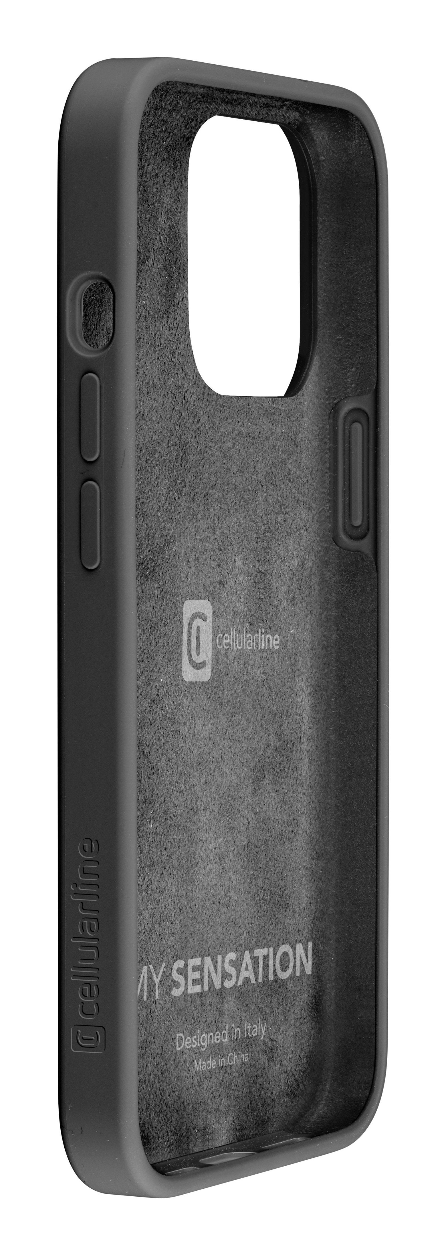 Funda Cellularline Sensation Para Iphone 16 Pro Negro