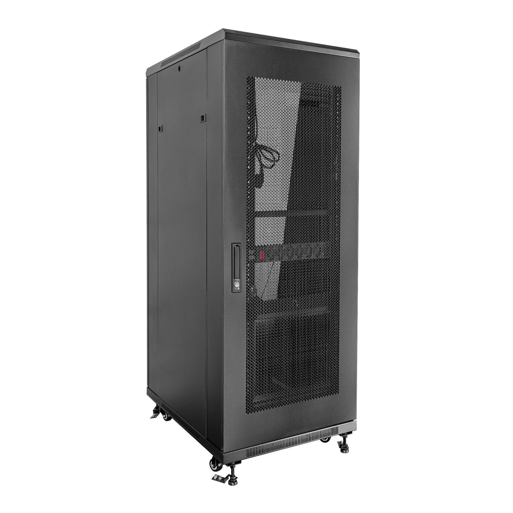 Armario  Aiten Data Ai6632  32u - Ancho 600 - Fondo 600 - Incluye 2 Bandejas Fijas - 4 Ventiladores 120mm - 1