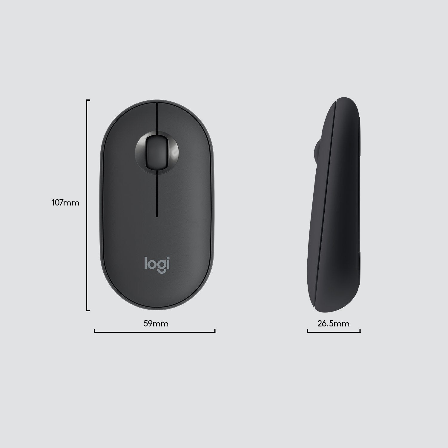 Logitech Mk470, Estándar, Rf Inalámbrico, Qwerty, Grafito, Ratón Incluido