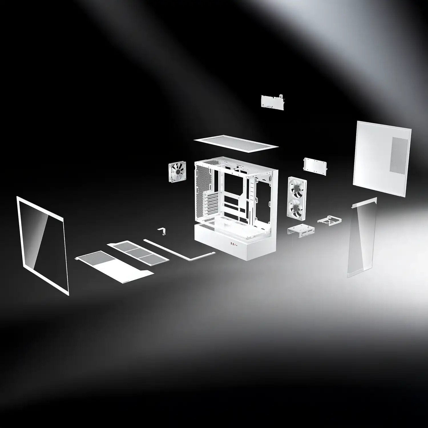 Cougar Caja Midi-Tower Cfv235, Argb, Glas, Negro