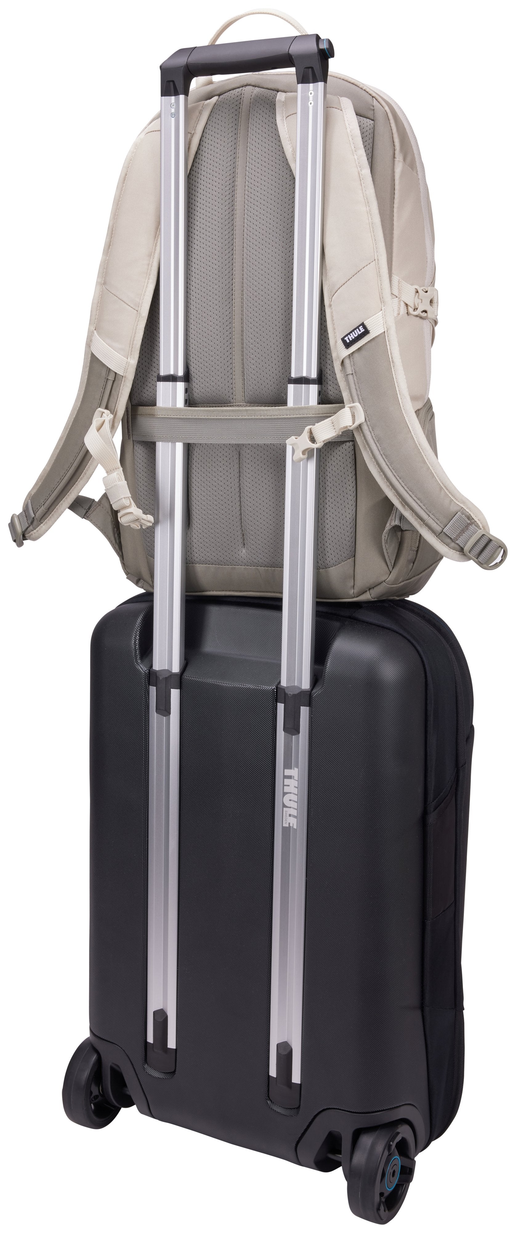 Thule Enroute Tebp4116 - Pelican/Vetiver Mochila Mochila Informal Gris, Blanco Nylon Beige, Ciudad, 39,6 Cm (15.6"), Compartimento Del Portátil, Nylon