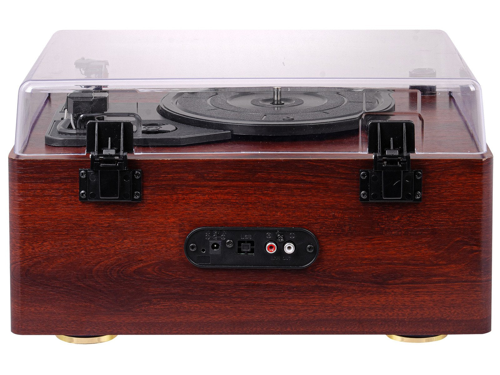 Tocadiscos Trevi Tt 1030 Bt Turntable+Aw+Wless In-Out Wooden