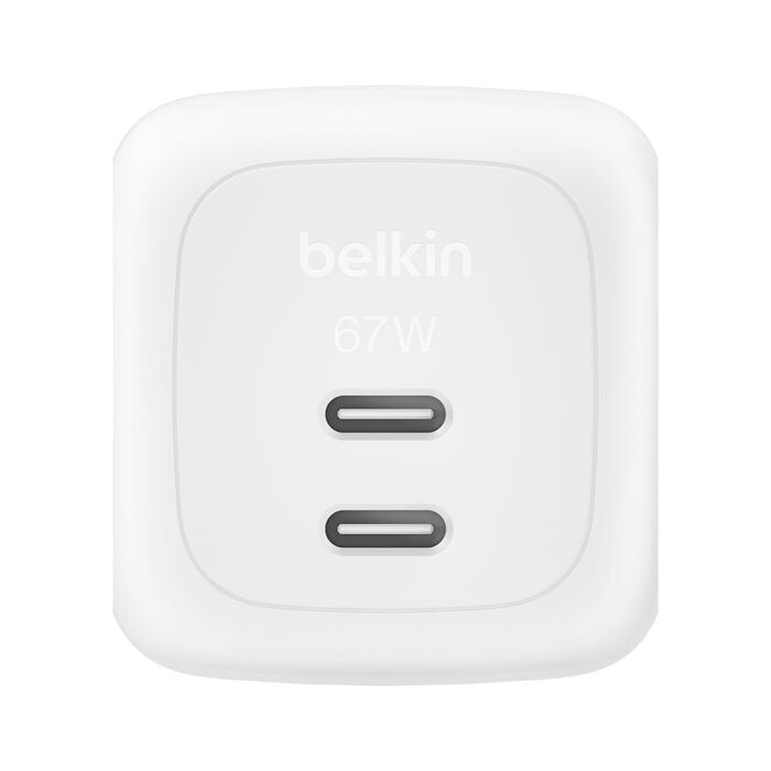 Belkin Ladegerät Dual Usb-C 37w Pd + Pps ,Weiss        Wch020kqwh