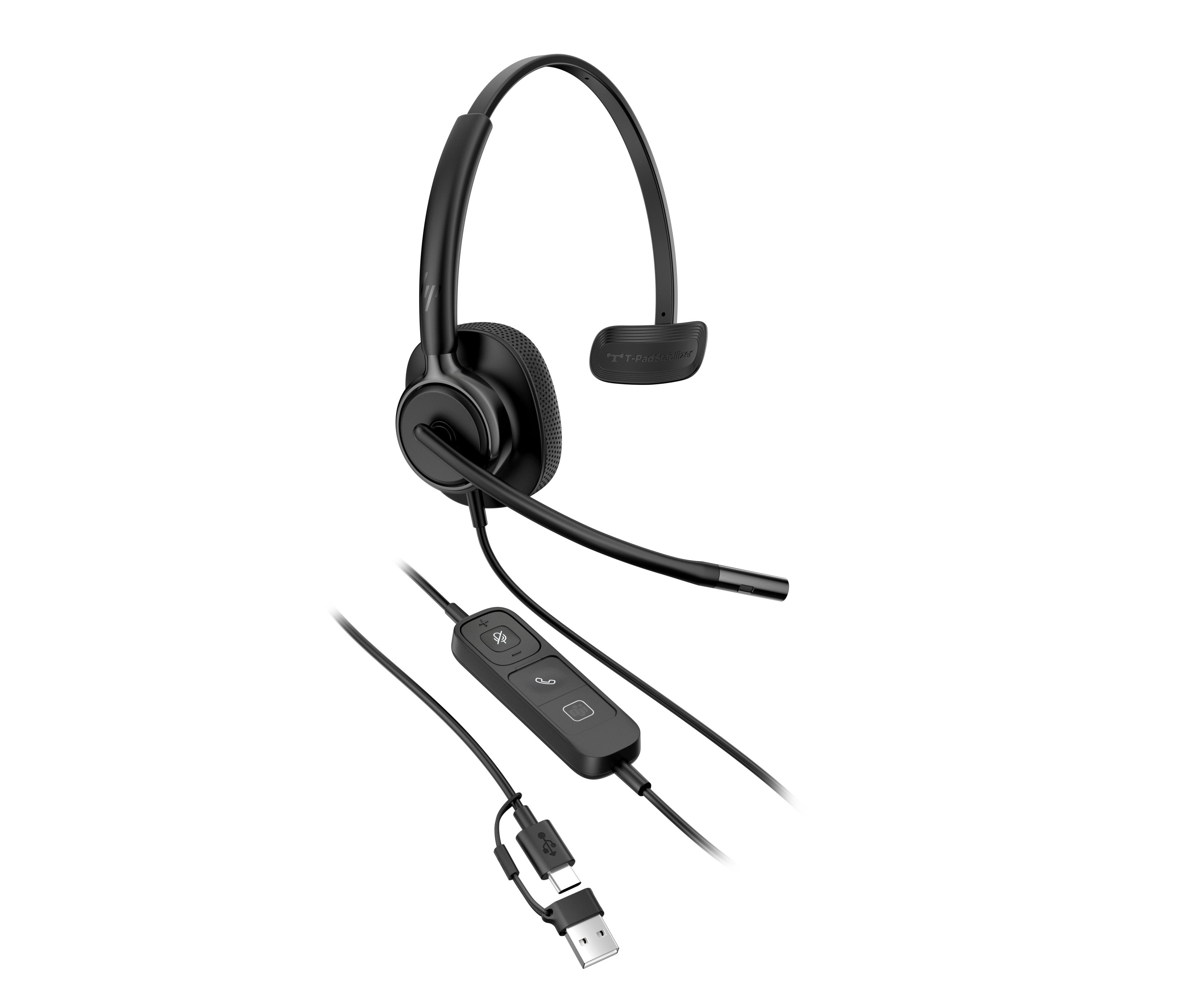 EAN 0199251820311 - HP Poly Mission 415 Monaural USB Wired Headset (Bulk) Negro imagen 17
