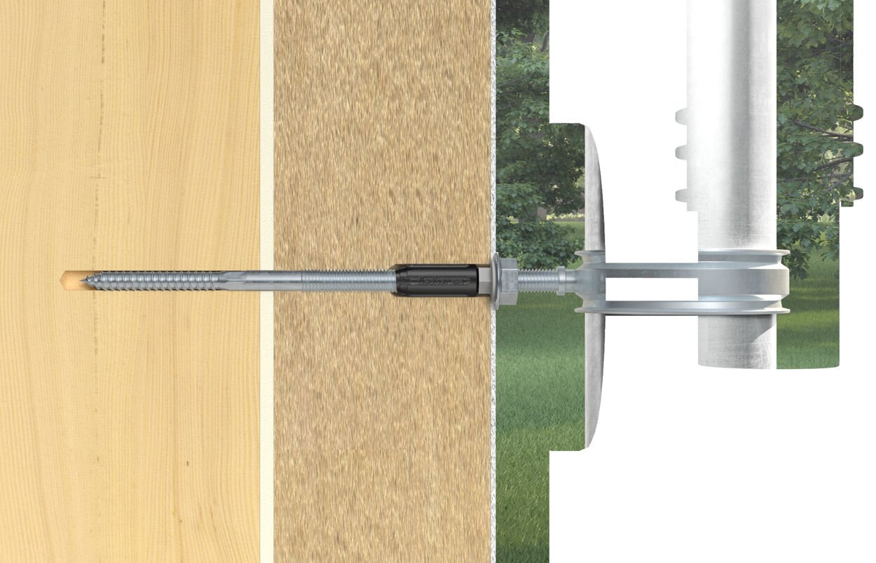 Fischer Sistema De Montaje A Distancia Thermax 10/200 M6, 2 Piezas 520133