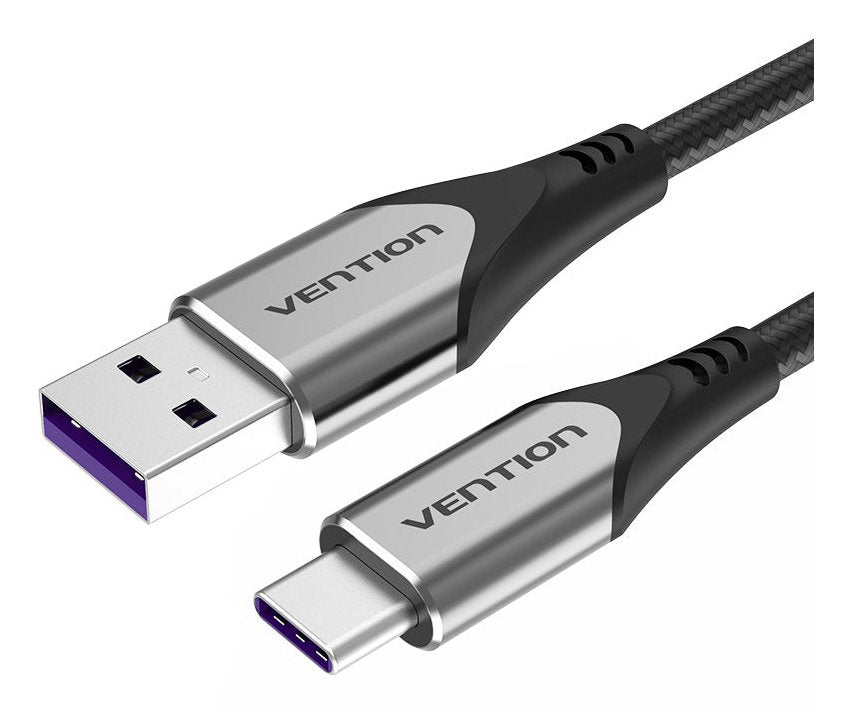 EAN 6922794747159 - Vention COFHI cable USB USB 2.0 1,5 m USB C USB A 0,48 Gbit/s Negro, Gris imagen 1