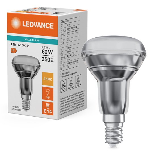 Osram R506036 4.3w 827 E14 P Led Reflektorlampe 350 Lm 2700k E14
