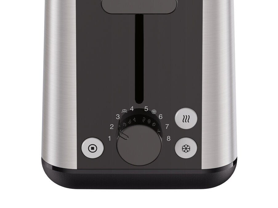 Tostadora Braun Ht1610bk 1 Ranura Larga Acero Inoxidable/Negro
