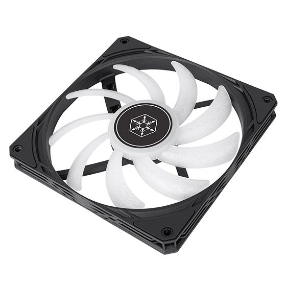 Ventilador  Silverstone Air Slimmer 140 Argb, Negro
