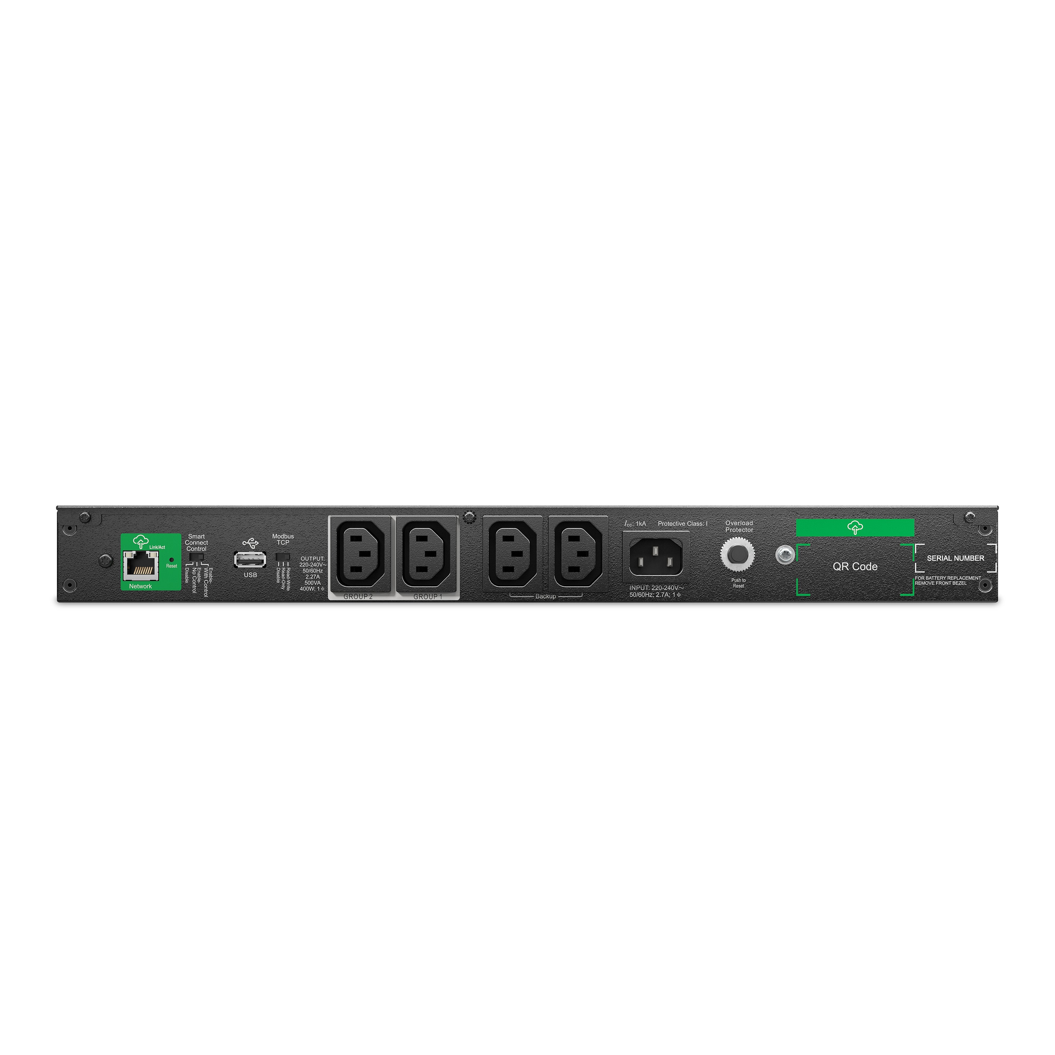 EAN 731304402558 - APC SMART-UPS C LI-ION 500VA SHORT DEPTH 230V SMARTCONNECT sistema de alimentación ininterrumpida (UPS) Lí imagen 3