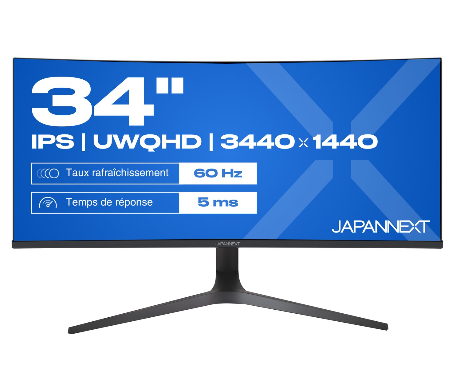 EAN 4589511188927 - JAPANNEXT JN-IPS340UWQHD60C-C65W-HS pantalla para PC 86,4 cm (34") 3440 x 1440 Pixeles UltraWide Quad HD  imagen 1