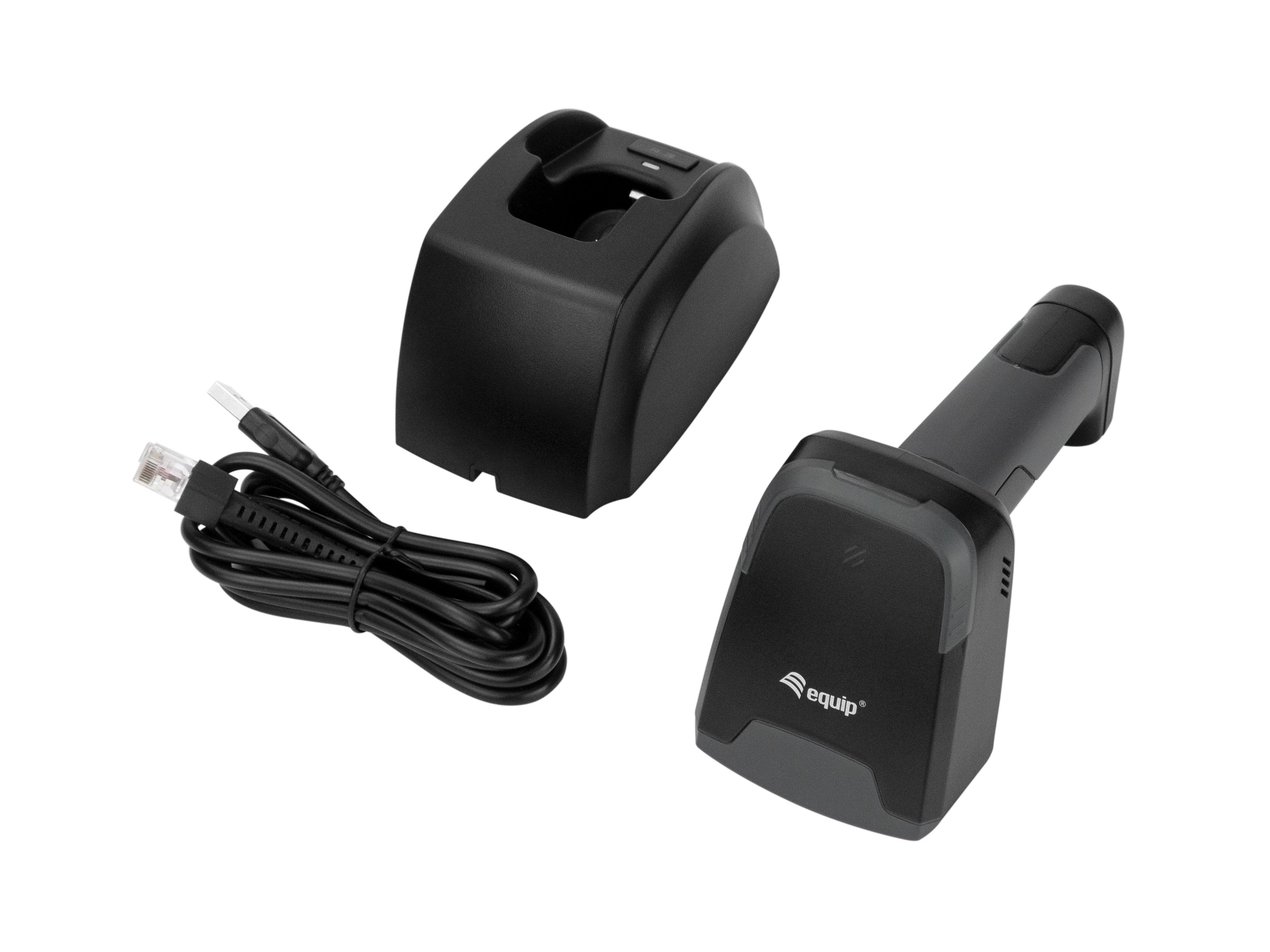 Equip 2d-Barcodescanner Laser Wireless 2.4ghz+Bt+Hlt Gris