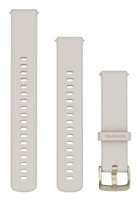 Garmin Schnellwechsel-Armband, Silikon Elfenbein Softgold 18mm