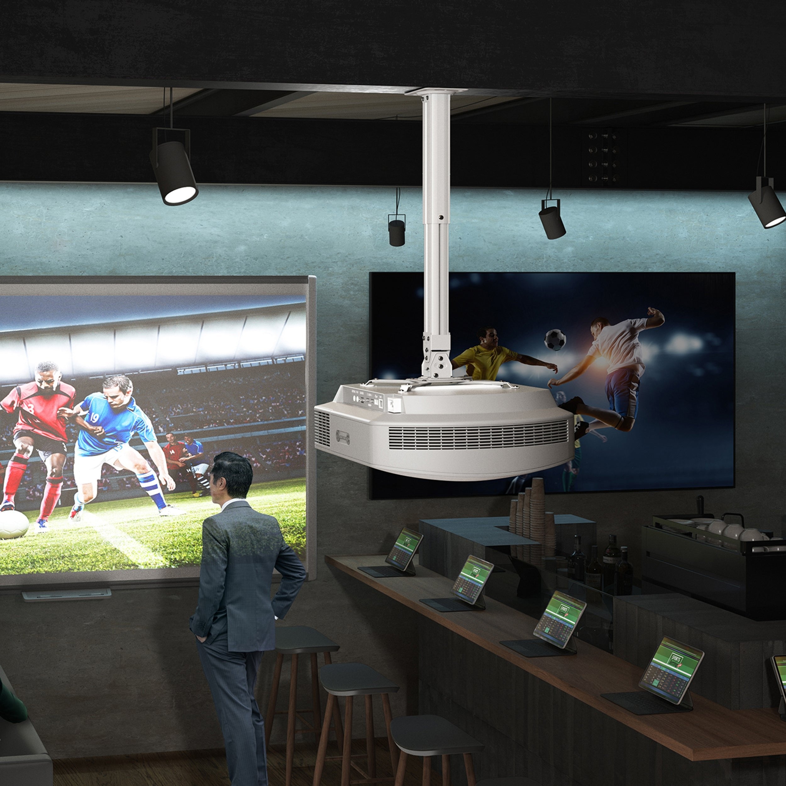 EAN 4603728440323 - ONKRON K5A-W montaje para projector Techo/pared Blanco imagen 4