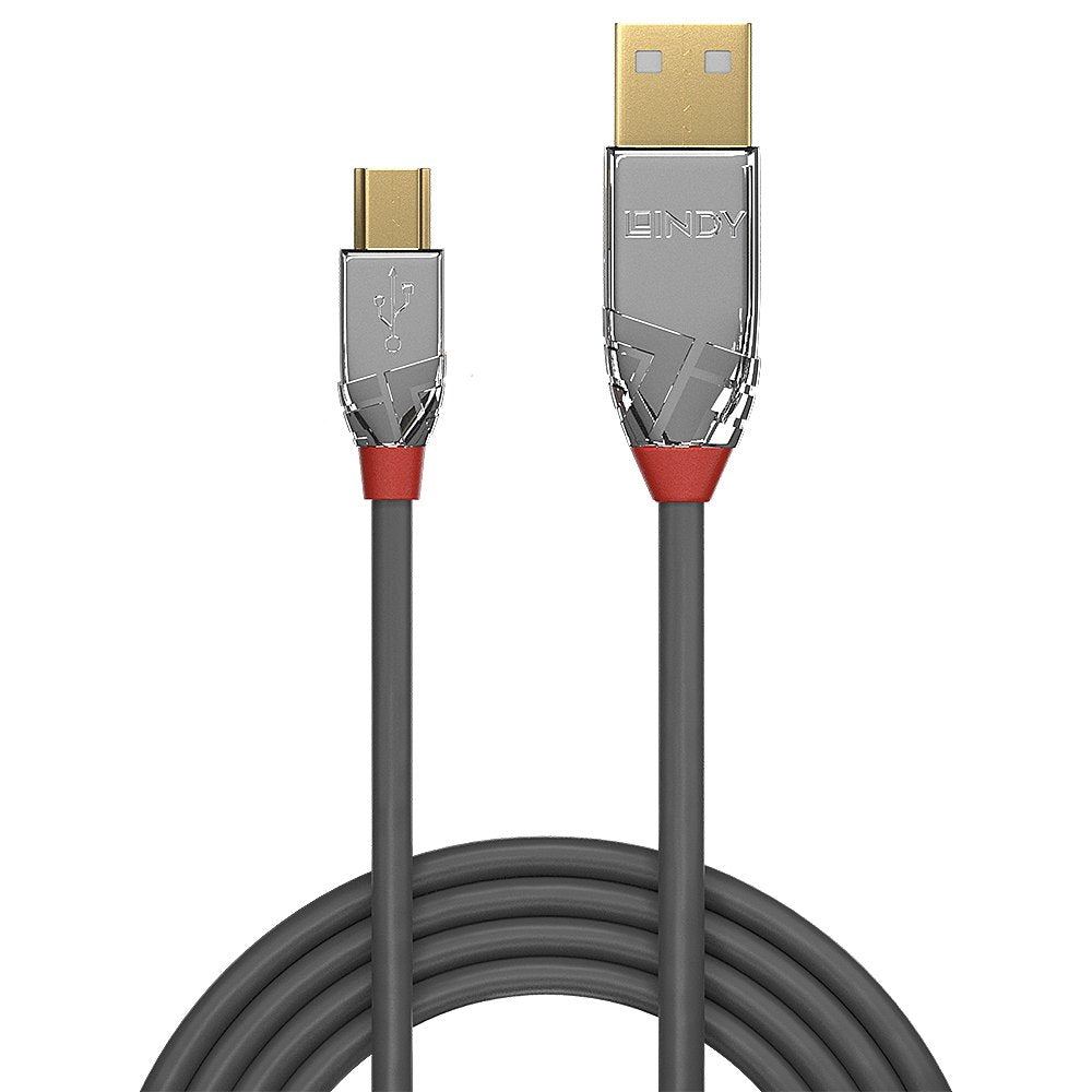 Lindy Usb 2.0 Cable Typ A/Mini-B Cromo Line M/M 3m