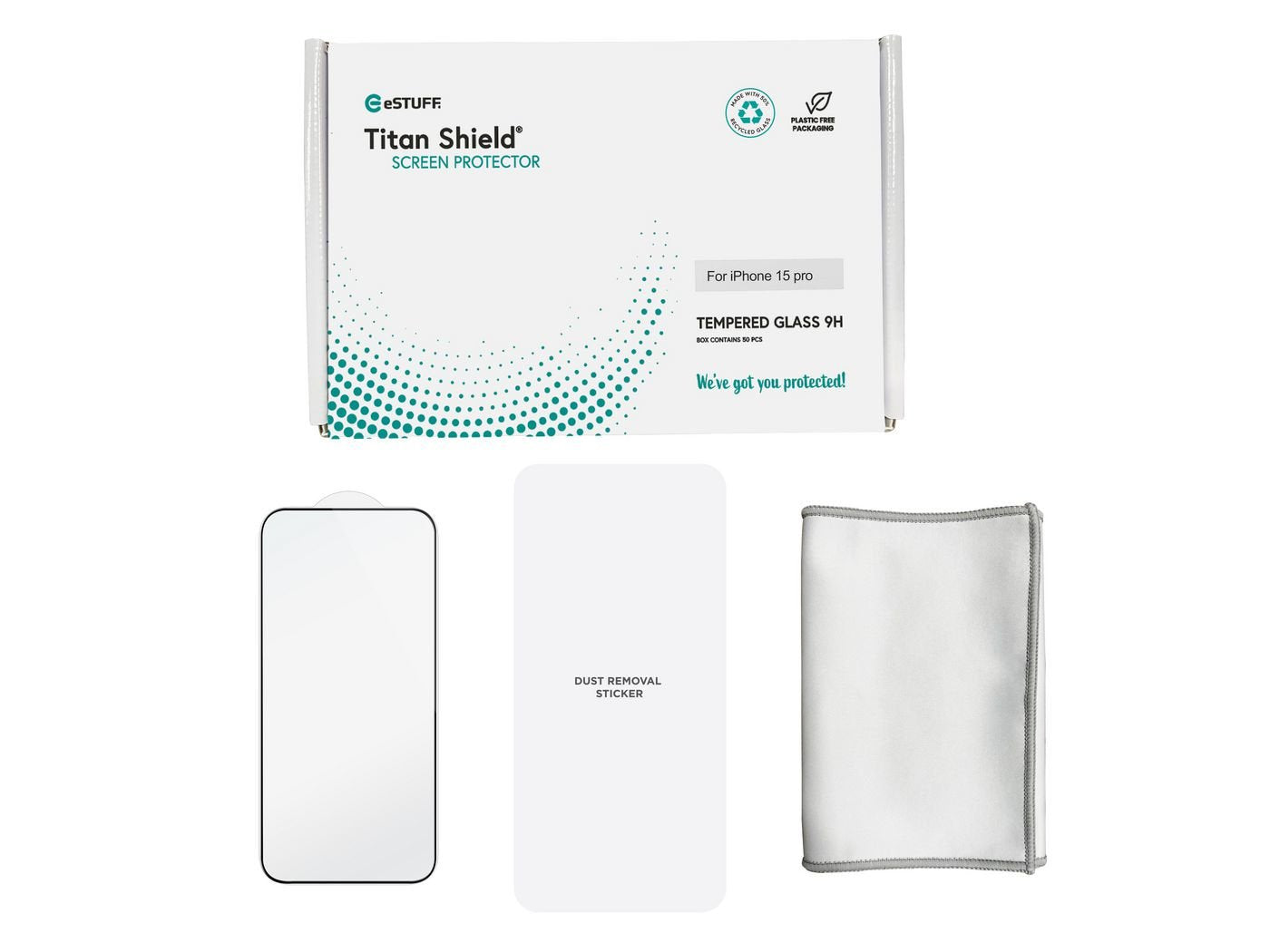 EAN 5715063075395 - eSTUFF ES501406-50BULK protector de pantalla o trasero para teléfono móvil Apple 1 pieza(s) imagen 5