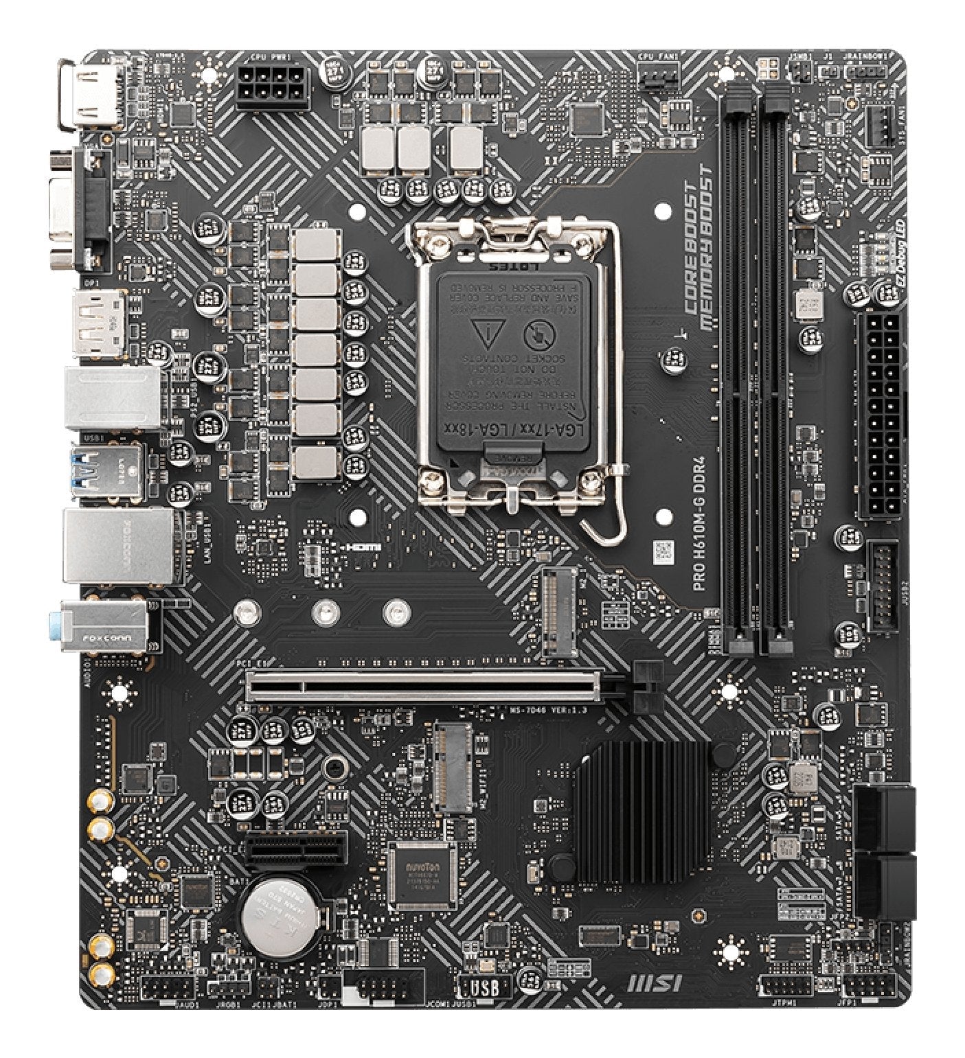 EAN 4719072925024 - MSI PRO H610M-G DDR4 placa base Intel H610 LGA 1700 micro ATX imagen 2