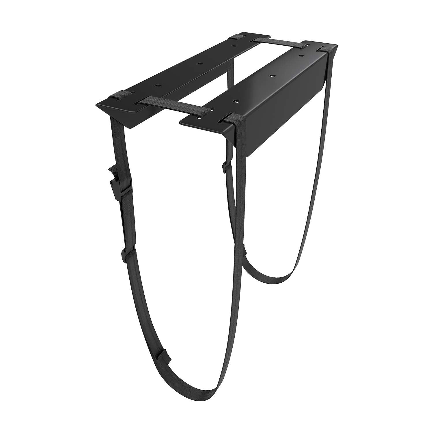 Aisens Soporte Para Cpu Debajo De Escritorio Con Correa, Negro