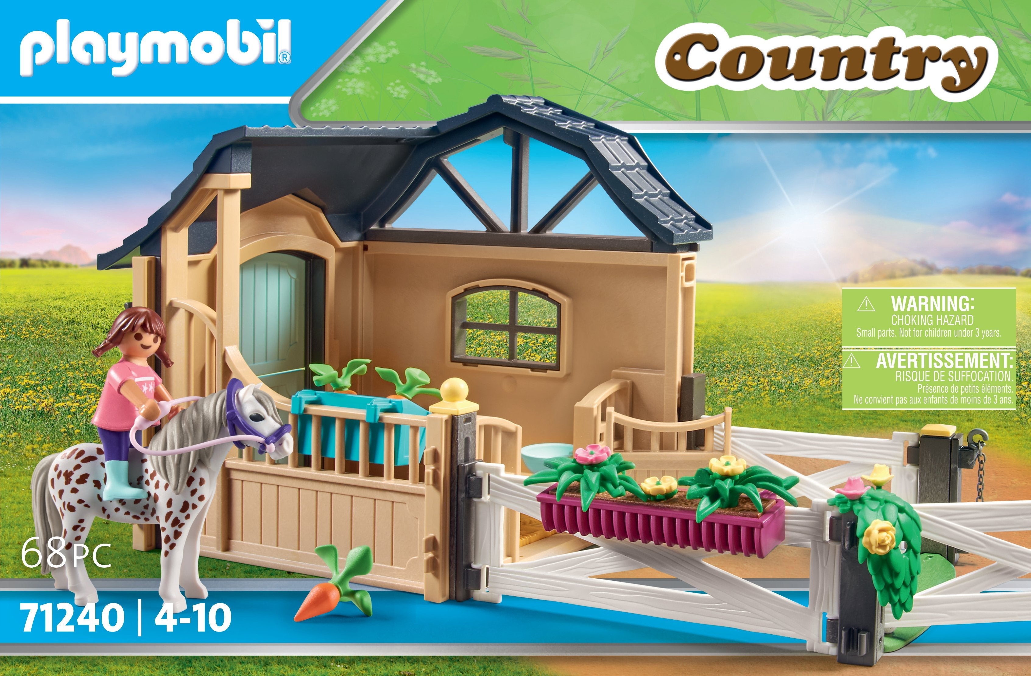 Playmobil 71240 Playm. Extensión Del Establo Para Montar