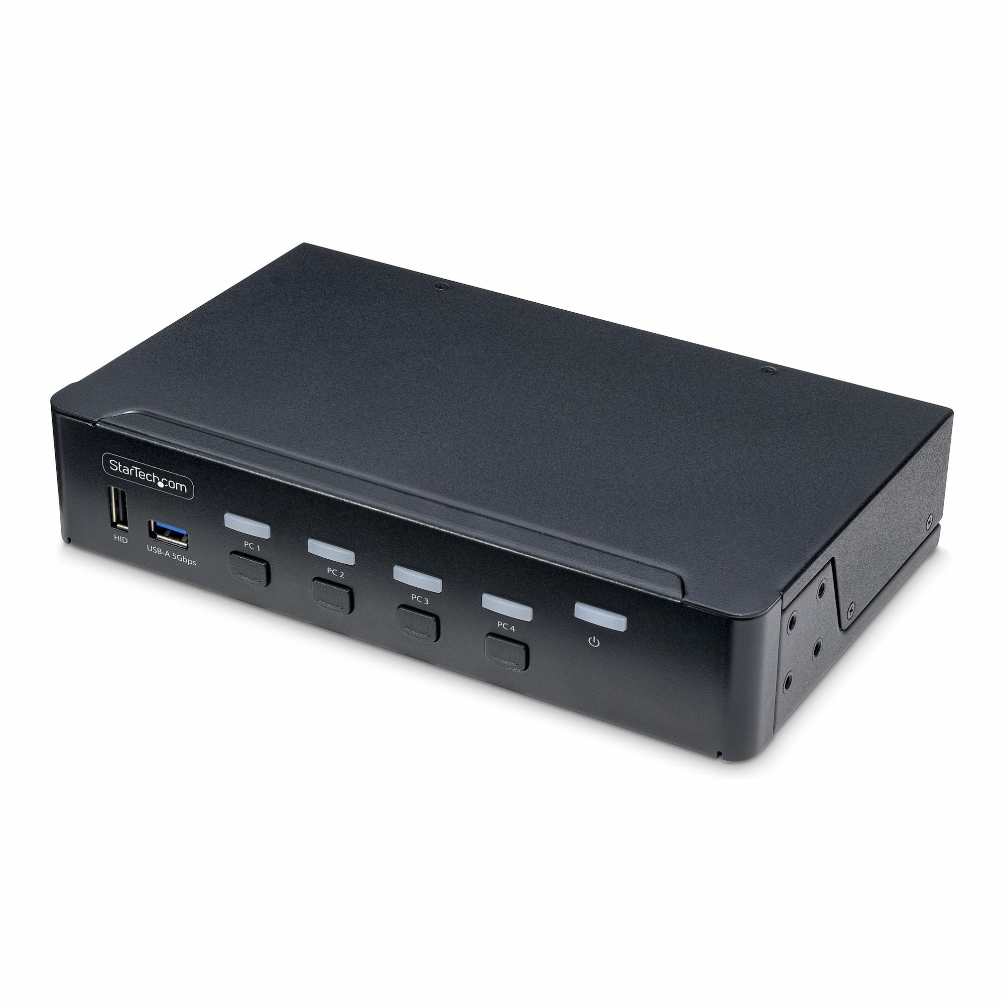 Startech.Com 4-Port Displayport Kvm Switch, 4k 60hz, Taa Compliant - Kvm-/Audio-/Usb-Switch - 4 Anschlüsse - Taa-Konform