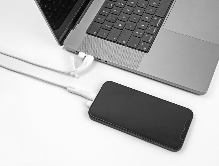 Staubschutz Für Usb Type-C Stecker Und Apple Lightning Stecker Set 2 Stück Weiss