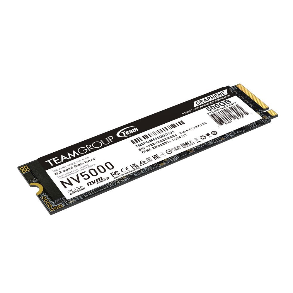 Team Group Nv5000, 500 Gb, M.2, 4500 Mb/S