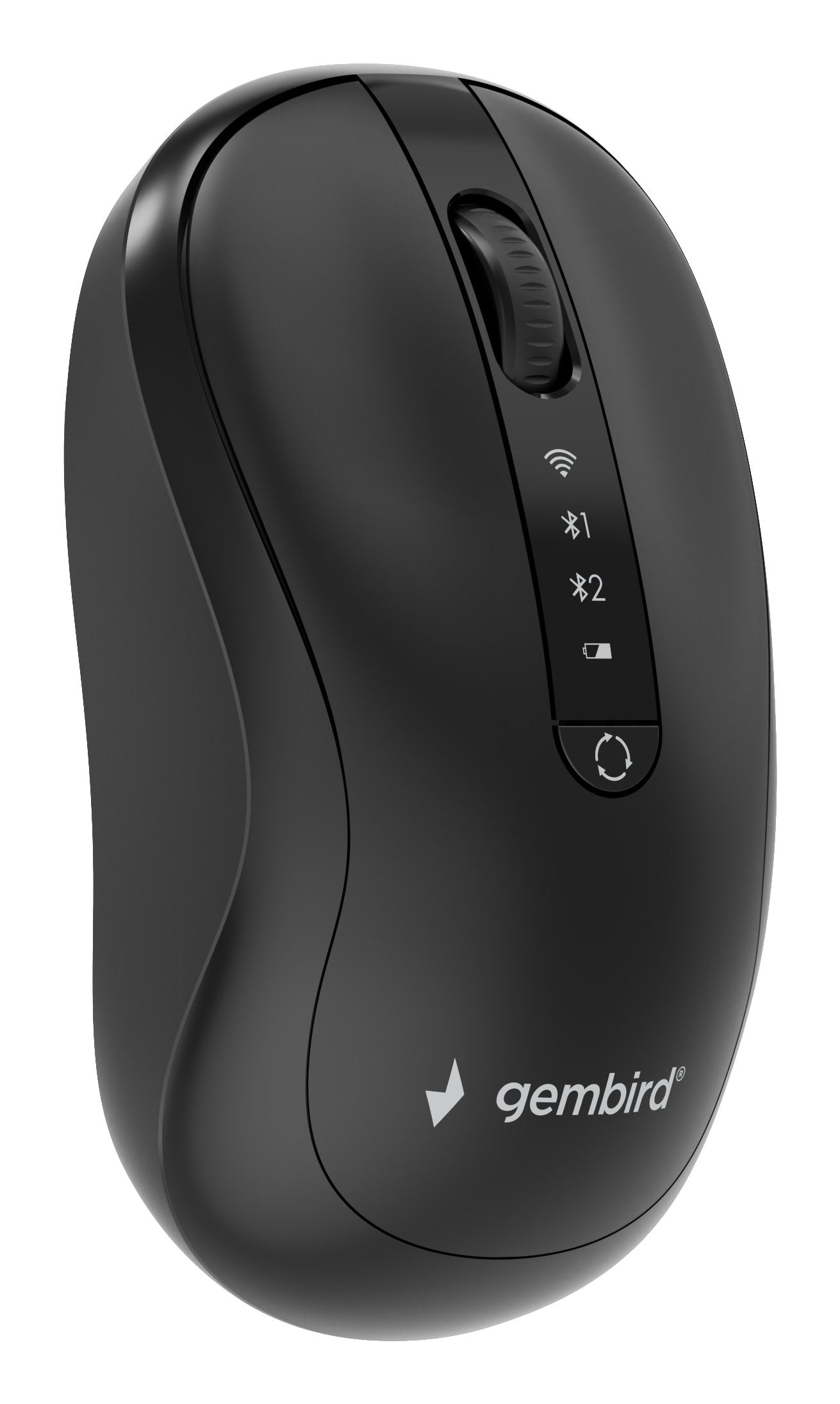 Gembird Dual-Mode 4-Button Wireless Mouse 1600dpi Black