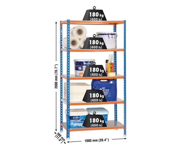 Estanteria Metalica Sin Tornillos Simonclick Plus 5/500 Simon Rack