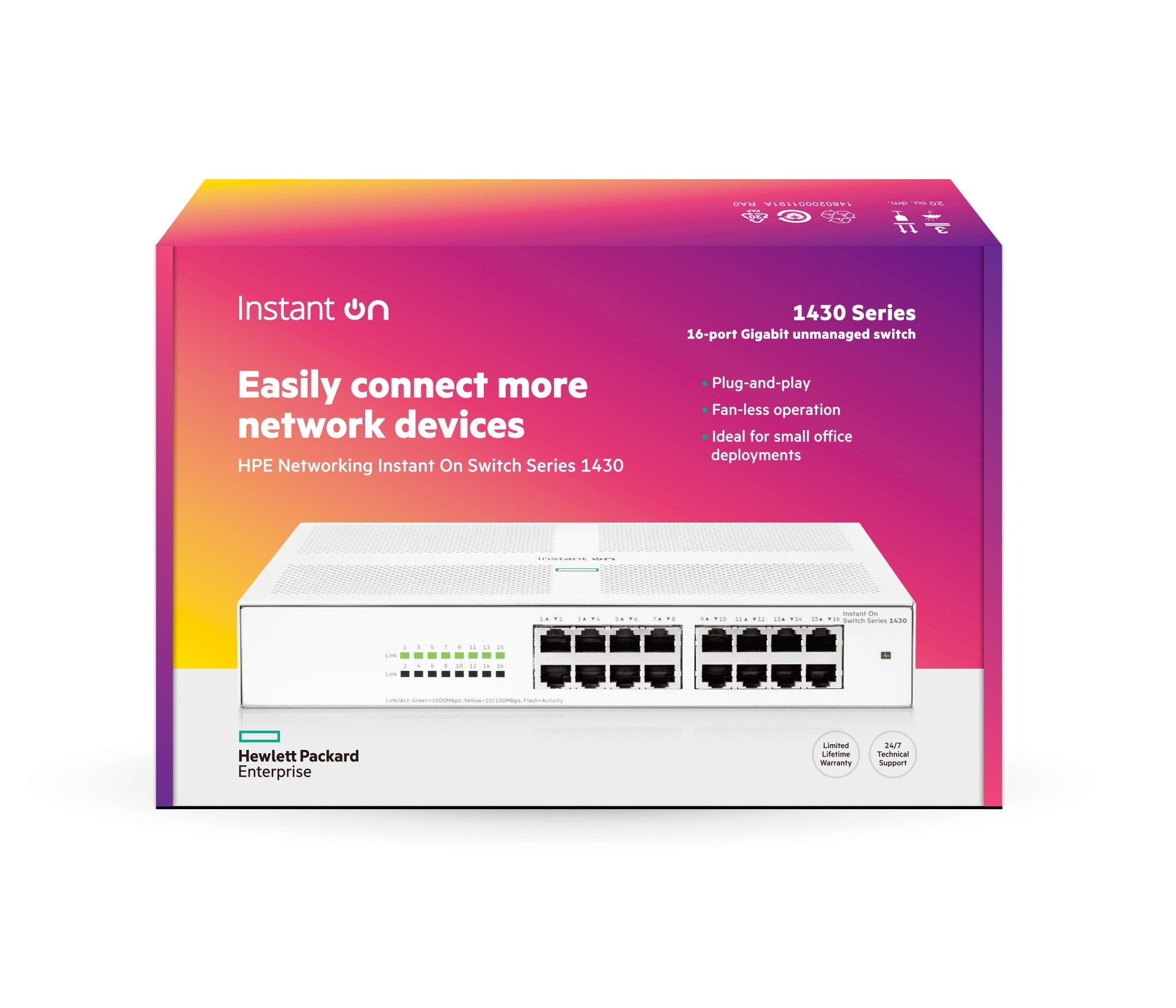 Aruba Instant On 1430 16xgbe Switch L2